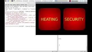 Heating & Security Control Part 3 - Raspberry Pi coding python tkinter gui