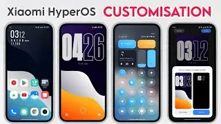 Stylish Customisation Setup For Xiaomi HyperOS - HyperOS Customisation Used Themes, Control Center 🔥