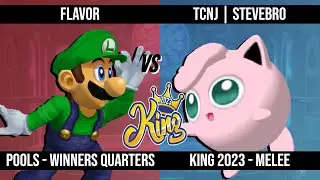 King 2023 - Flavor (Luigi) vs SteveBr0 (Jigglypuff) - Pools - Winners Quarters