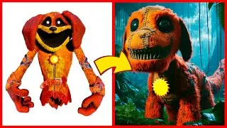 Poppy Playtime Chapter 3 as Dinosaurs - All Characters (Smiling Critters, Dogday, Catnap)