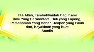 DOA BERSAMA UNTUK MEMULAI KEGIATAN PEMBELAJARAN