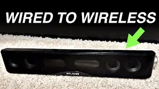 Convert Wired Speakers To Wireless Bluetooth + Battery Power