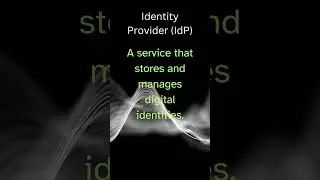 What is IDP in #identitysecurity? #cybersecurity