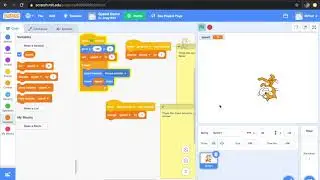 Scratch Programming: Variables as Speed