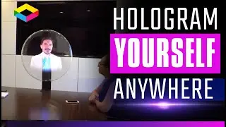 HoloConnect™ | Hologram Yourself Anywhere | Holographic conferencing- From Holo2go®