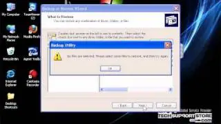 How To Restore Backed Up Files In Windows XP