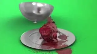 Green Screen FX, Beating Heart on A Silver Plater 320p