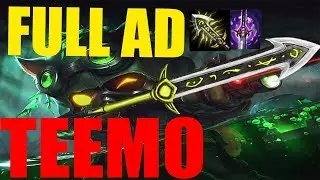 TEEMO AD 100% DE CRITICO GAMEPLAY | Lol Funny Moments