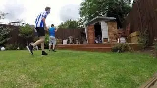 Точное попадание - Kid Gets Hit with Soccer Ball and Falls into Shed || SF