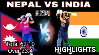 India Vs Nepal Highlights Real Cricket 20!