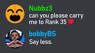 I Carried this YouTuber to his FIRST Rank 35!