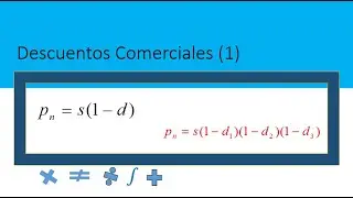 Descuentos Comerciales (Descuento único)