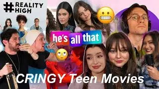 YouTubers react to CRINGY Teen Movies