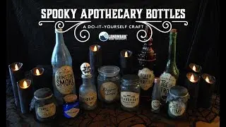 Make Your Own Halloween Apothecary Bottles