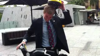 Lord Mayor Graham Quirk and Cr Julian Simmonds at City Cycle Ambassdors