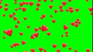 heart emoji 2d green screen 1