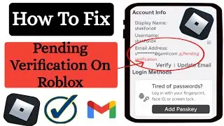 How to fix pending verification on roblox 2024 | new roblox email pending verification