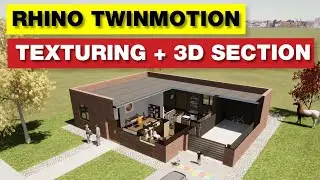 Rhino Twinmotion | Texturing and 3D Section