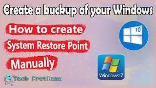 how to create system restore point windows 10 || system restore point windows 7