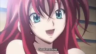 issei wakes up in bed to see naked rias