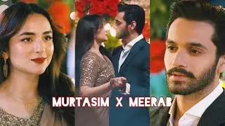 Murtasim & Meerab💞love me thora aur💞😍 #terebinvm#meerabsim#wahajali#yumnazaidi