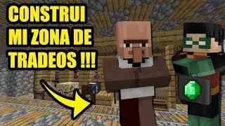 CONSTRUCCION UNICA de Zona de TRADEOS en MINECRAFT Survival TECNICO #2