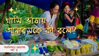 খাসি ভাষায় আনারসকে কী বলে | অফসিজনে মেঘালয়-৪ | Pineapple in Khasi language  | Meghalaya