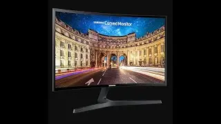 Samsung Monitor LC27F396FHUXEN 27" Unboxing & Quick test