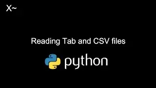 Reading in tab and csv files in Python