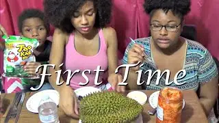 First Time Trying Durian & Kimchi