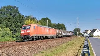 DBC 185 082-5 mit einem Mischer in Bestensee