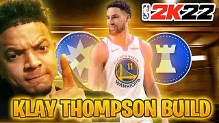 THE KLAY THOMPSON BUILD NBA2K22 ~ pure sharp  ~ glitch build nba2k22
