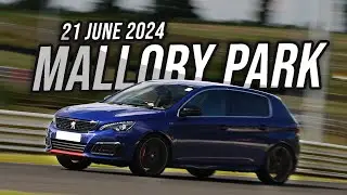 All out 308 GTi at Mallory Park *TRACK DAY*