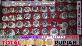 Kumpulan batu permata sapphire star cabochon | sapphire gems srilangka cincin lawasan.