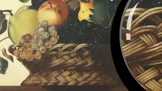 Как нарисовать натюрморт Караваджо "Корзина с фруктами",
