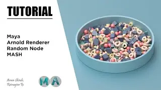 Random Node In Mash | Maya & Arnold Renderer | Tutorial