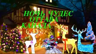 Ночь Чудес Оттава Канада #рождество #новогоднеевидео