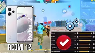 Redmi 12 free fire sensitivity setting ⚙️ | Redmi 12 free fire headshot setting ⚙️