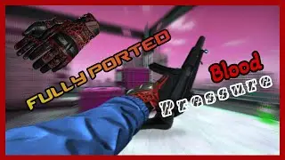 [CS GO MOBILE] CS:GO FBI hands + Blood Pressure gloves | CS 1.6 WEAPON PACK