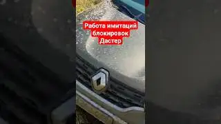 Работа имитаций блокировок на Рено Дастер 2 #duster #duster2021 #offroad #4x4 #tce150 #бездорожье