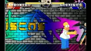 (Darkash MUGEN) Homero y Goeniko