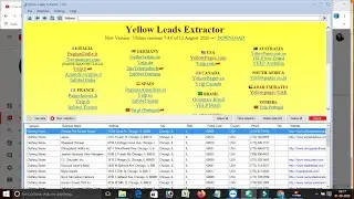 Yellow Pages Scraping 2025 - Instant Data Scraper( 100% Working) Free Download