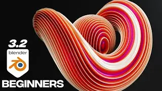 Blender 3.2 Tutorial || Blender Abstract Animation Tutorial || Blender Tutorial