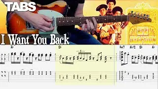 The Jackson 5 - I Want You Back | Guitar cover WITH TABS |