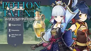 NO POTIONS AND FOUR GOLD MEDALS - A Study in Potions Dusty Wrack Showcase  | Genshin Impact