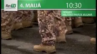 Brīvības svētku militārā parāde tiešraidē no Jelgavas - 4.maijā plkst. 10.30
