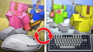 BEDWARS pero SOLO puedo USAR 1 PERIFÉRICO A LA VEZ... (ft. @annihmu)