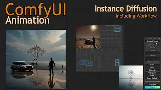 ComfyUI AnimateDiff  Instance Diffusion workflow  