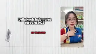 lylia kasir indomaret viral!! 