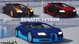 Bugatti Veyron Car mod🔥 for Minecraft pe